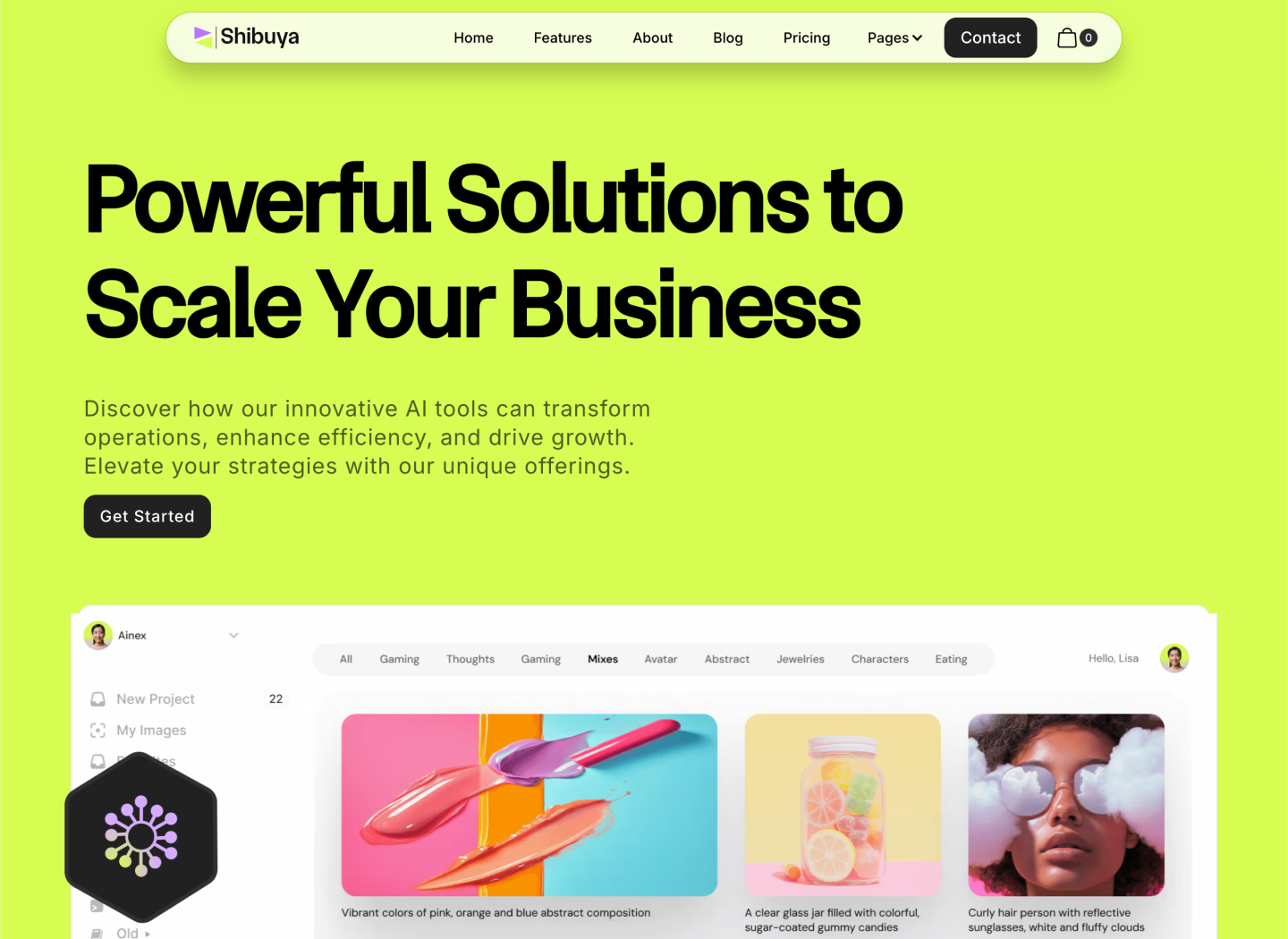 Saas Webflow Template - Shibuya - Designed by Azwedo.com and Wedoflow.com