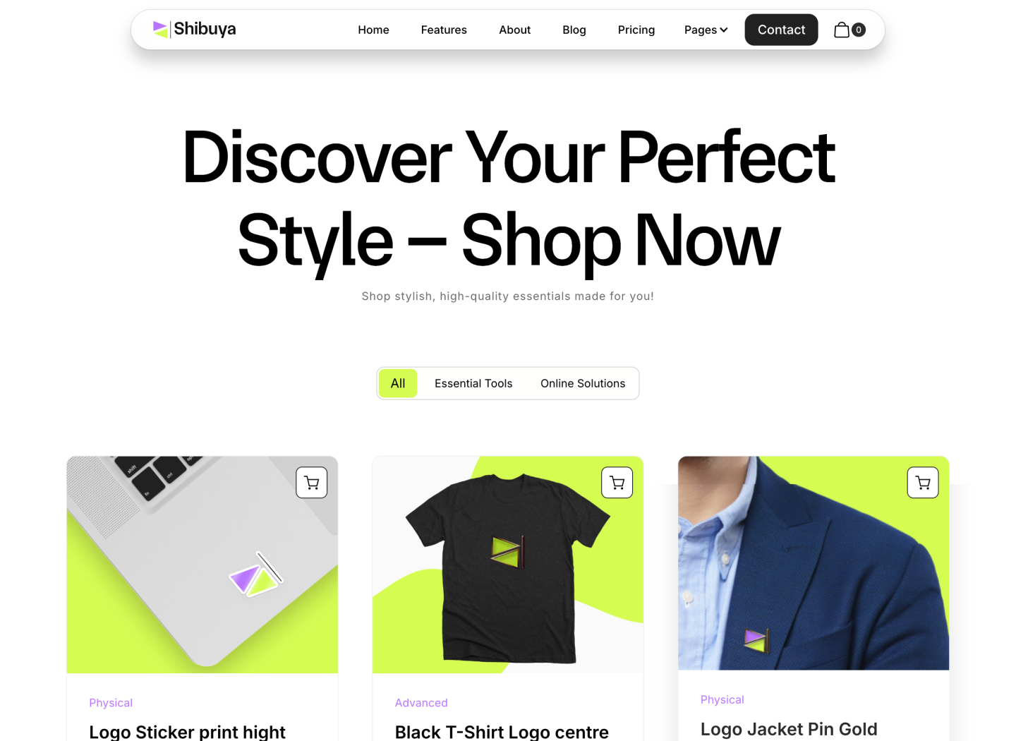 Saas Webflow Template - Shibuya - Designed by Azwedo.com and Wedoflow.com