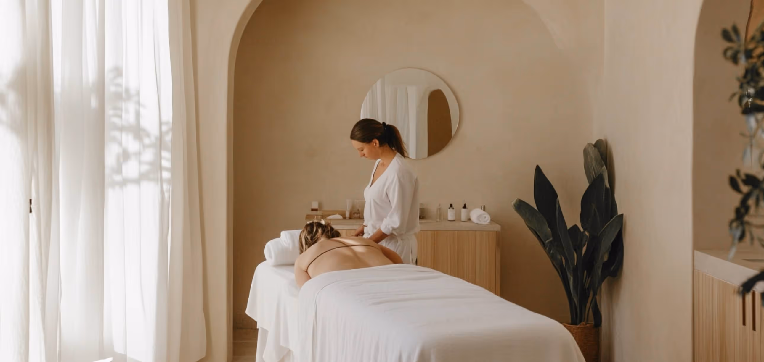 Luxury Spa Treatments Image  Zen X Webflow Template | Brix Template