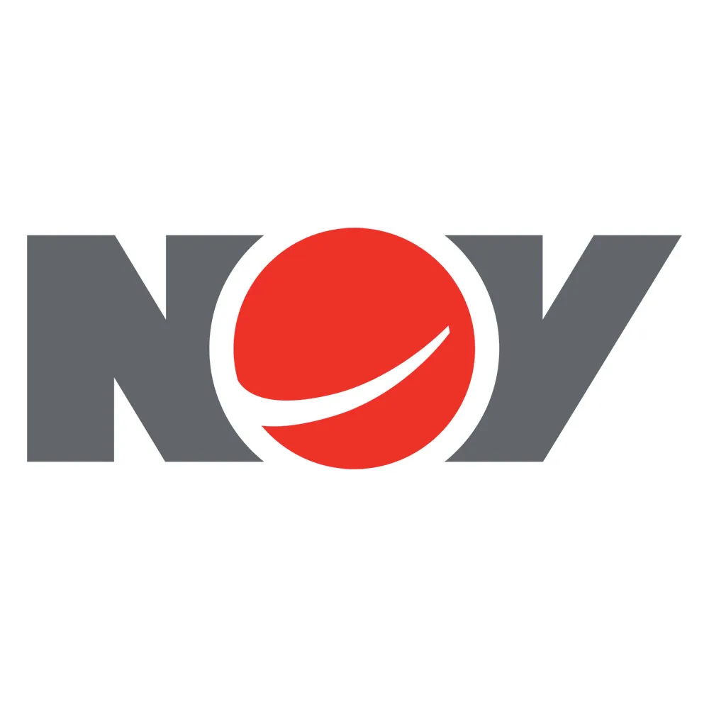 NOV logo with red circle and gray letters N and V on a white background.