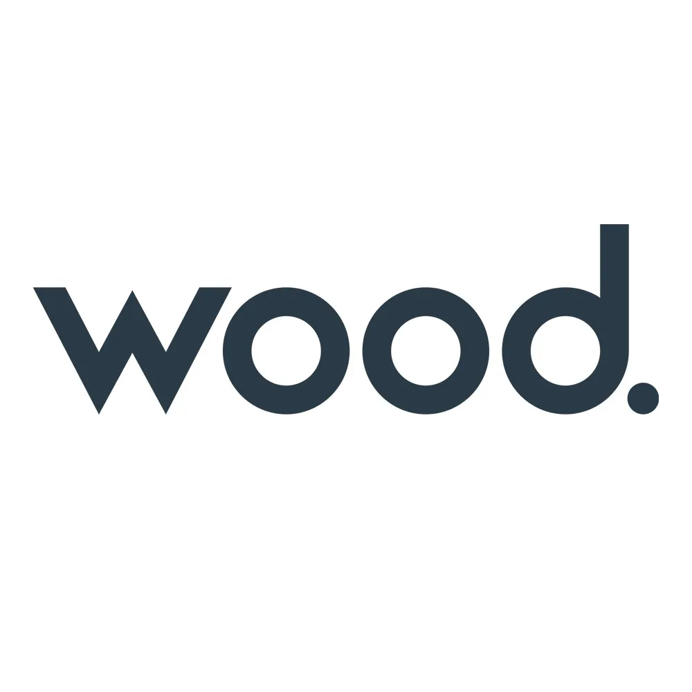 Wood brand logo with the word 'wood.' in lowercase letters on a white background.