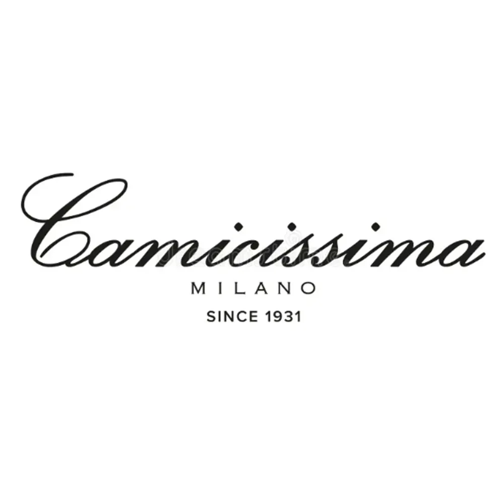 Camicissima Milano logo with elegant script and text 'Since 1931'.