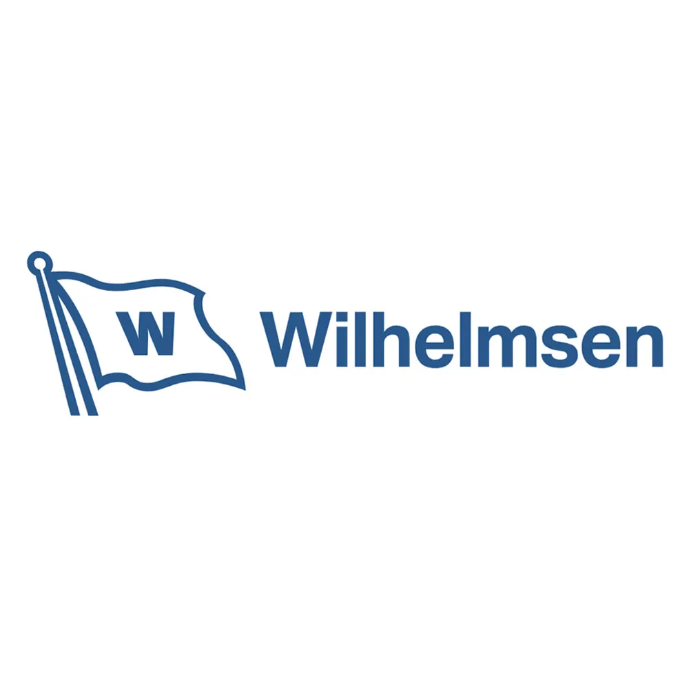 Wilhelmsen logo with a stylized flag featuring the letter W