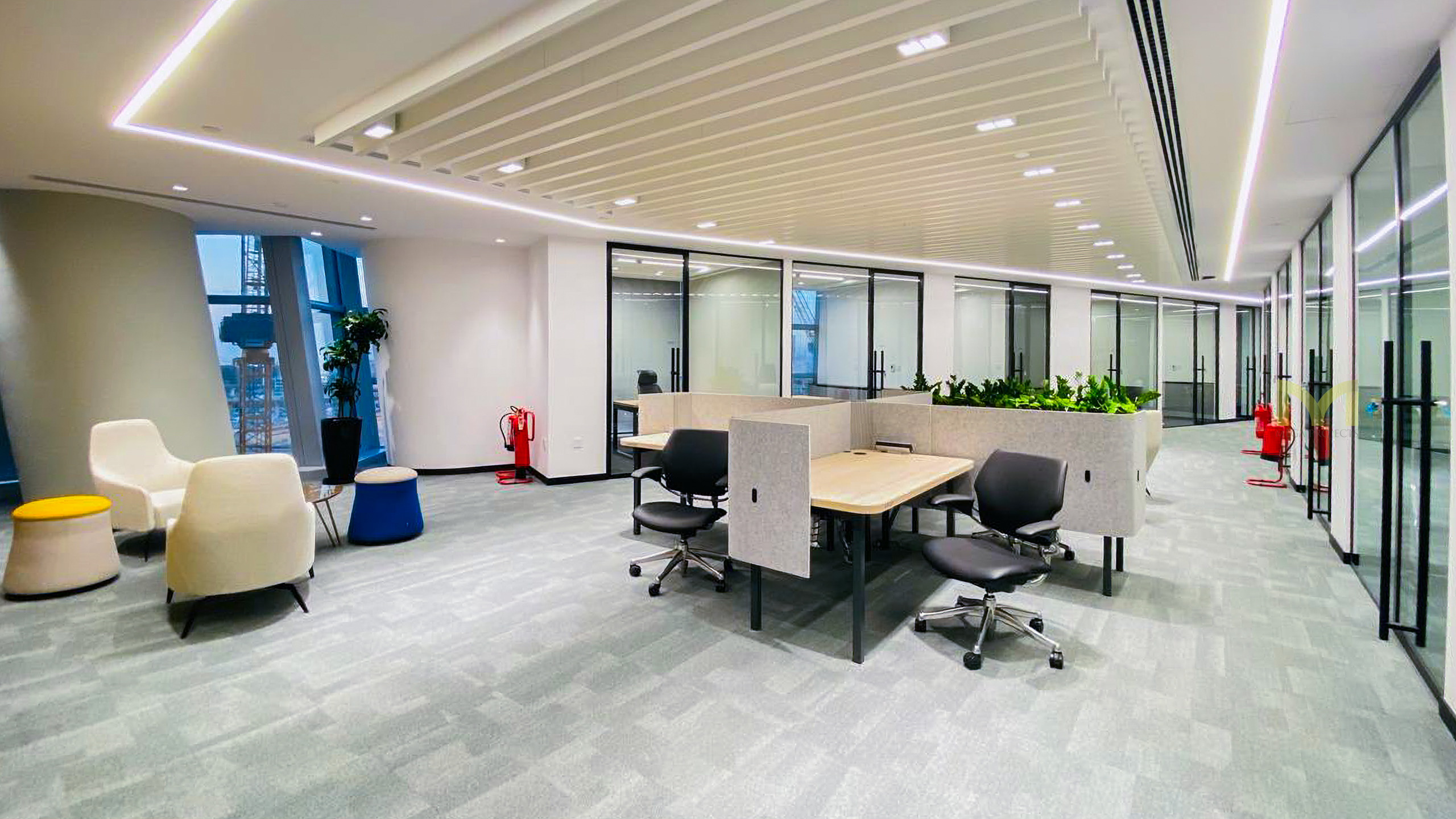 Al Tamimi & Company Riyadh office fit-out showcasing modern workspace solutions and office interior design