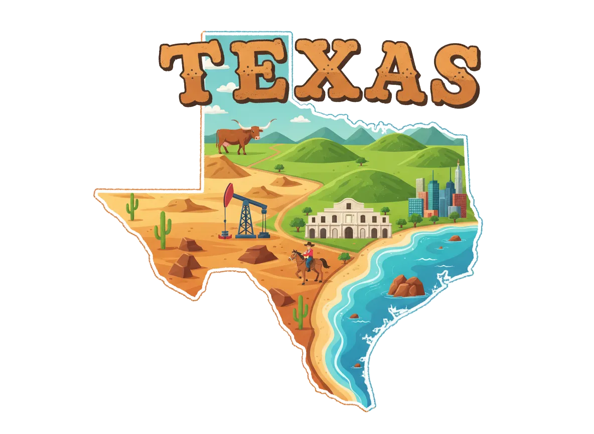 Texas map