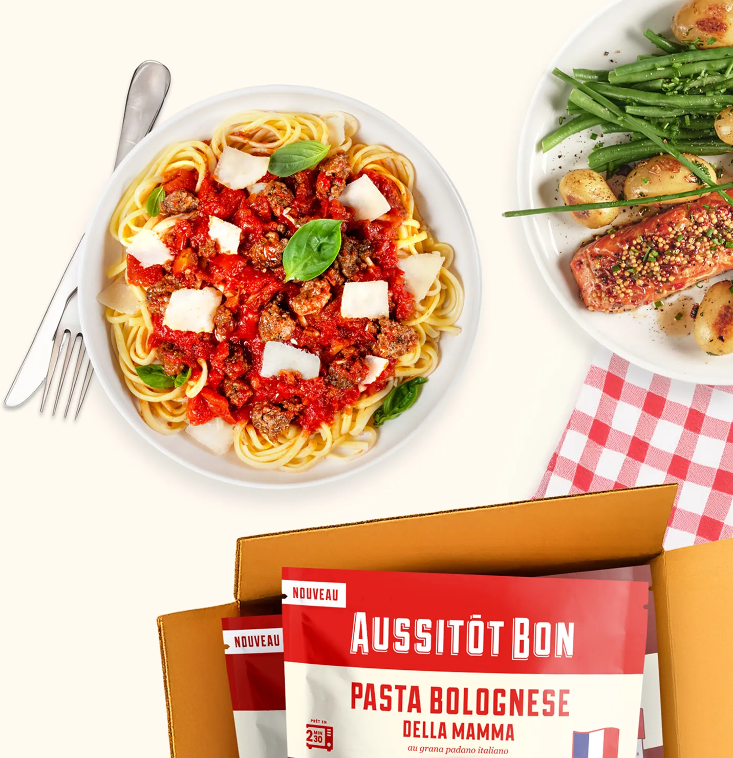 La box repas pour la semaine, livrée