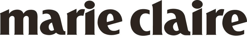 Logo du magazine Marie Claire en lettres minuscules noires.