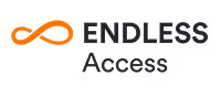 Endless Access logo featuring an orange infinity symbol to the left of the text.