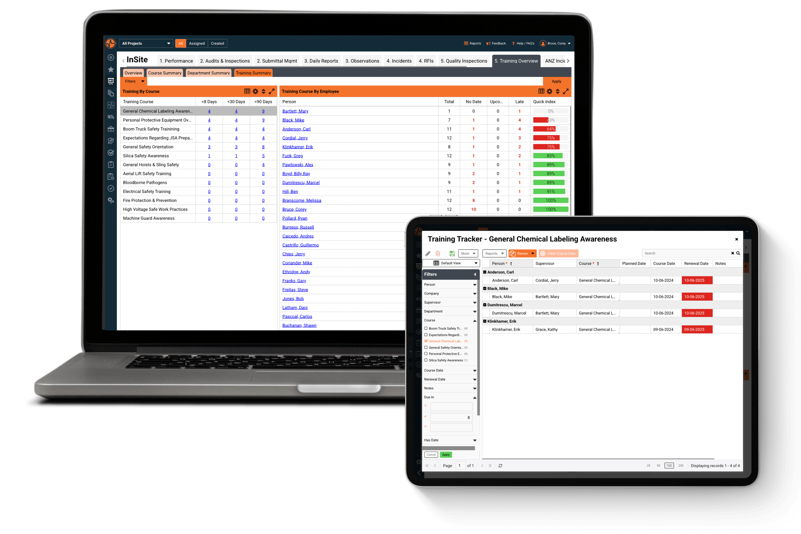 Safety Training Tracking Management Software - SafetyIQ
