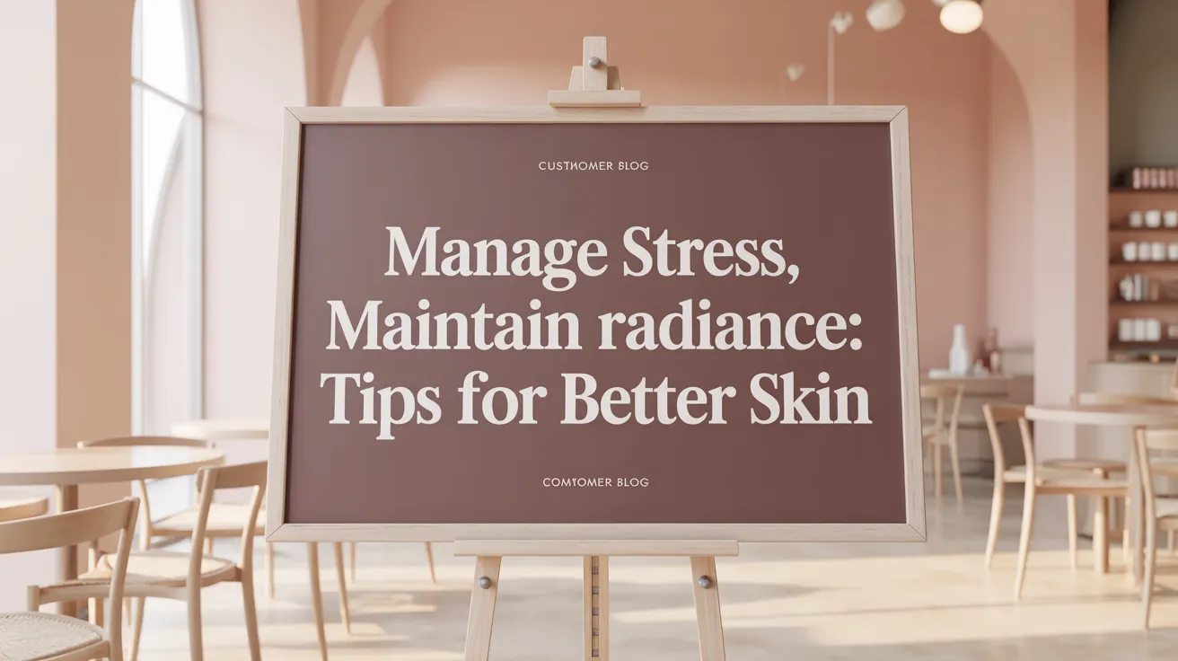 Manage Stress, Maintain Radiance: Tips for Better Skin