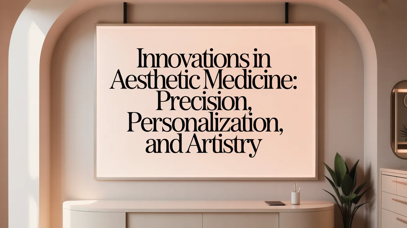 Innovations in Aesthetic Medicine: Precision, Personalization, and Artistry