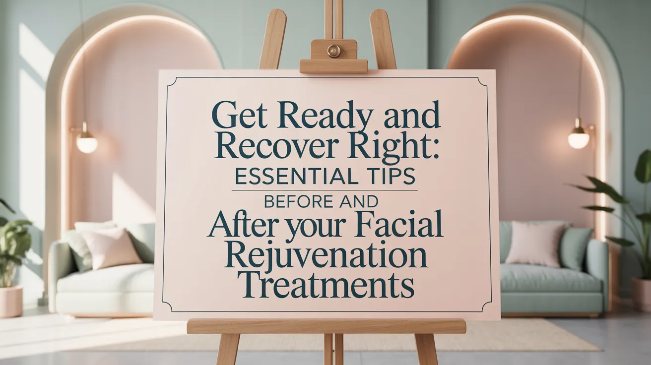Get Ready and Recover Right: Essential Tips Before and After Your Facial Rejuvenation Treatments