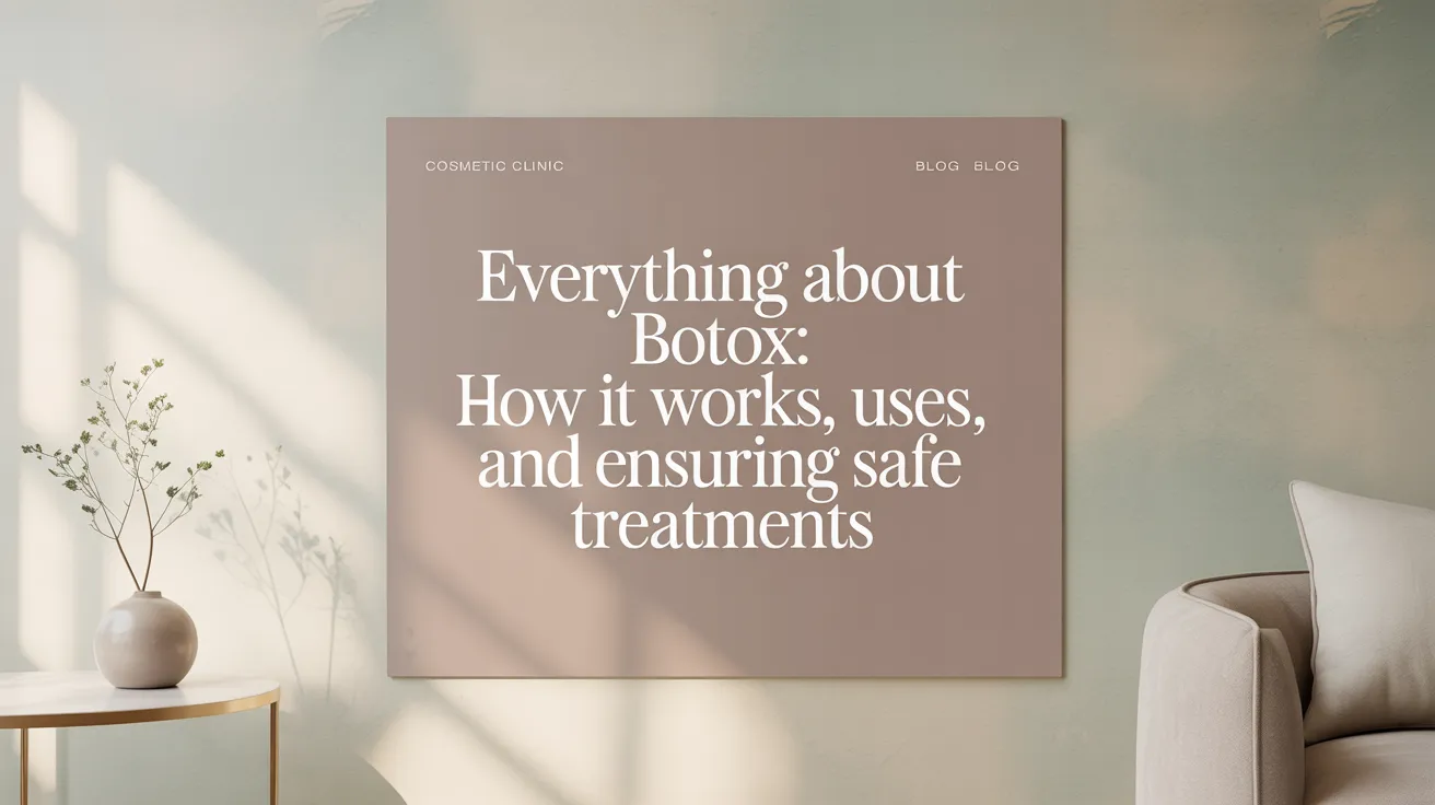 Everything About Botox: How It Works, Uses, and Ensuring Safe Treatments