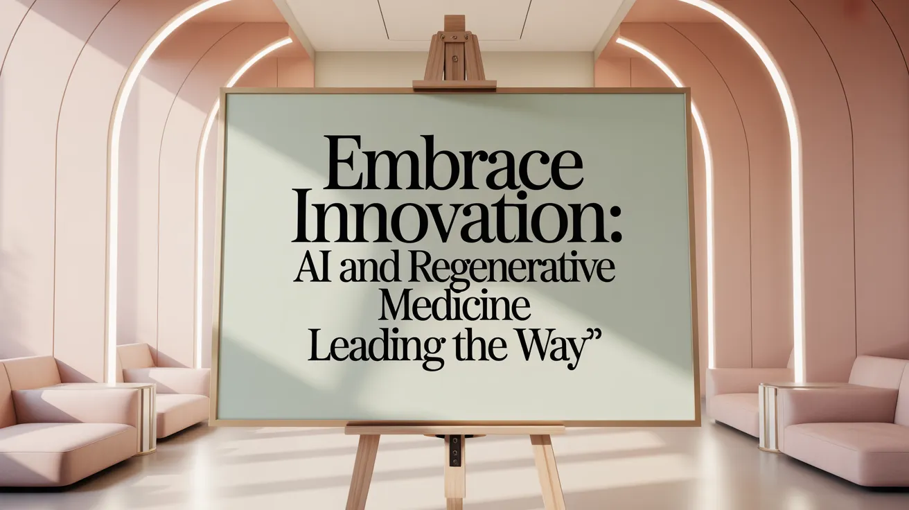 Embrace Innovation: AI and Regenerative Medicine Leading the Way