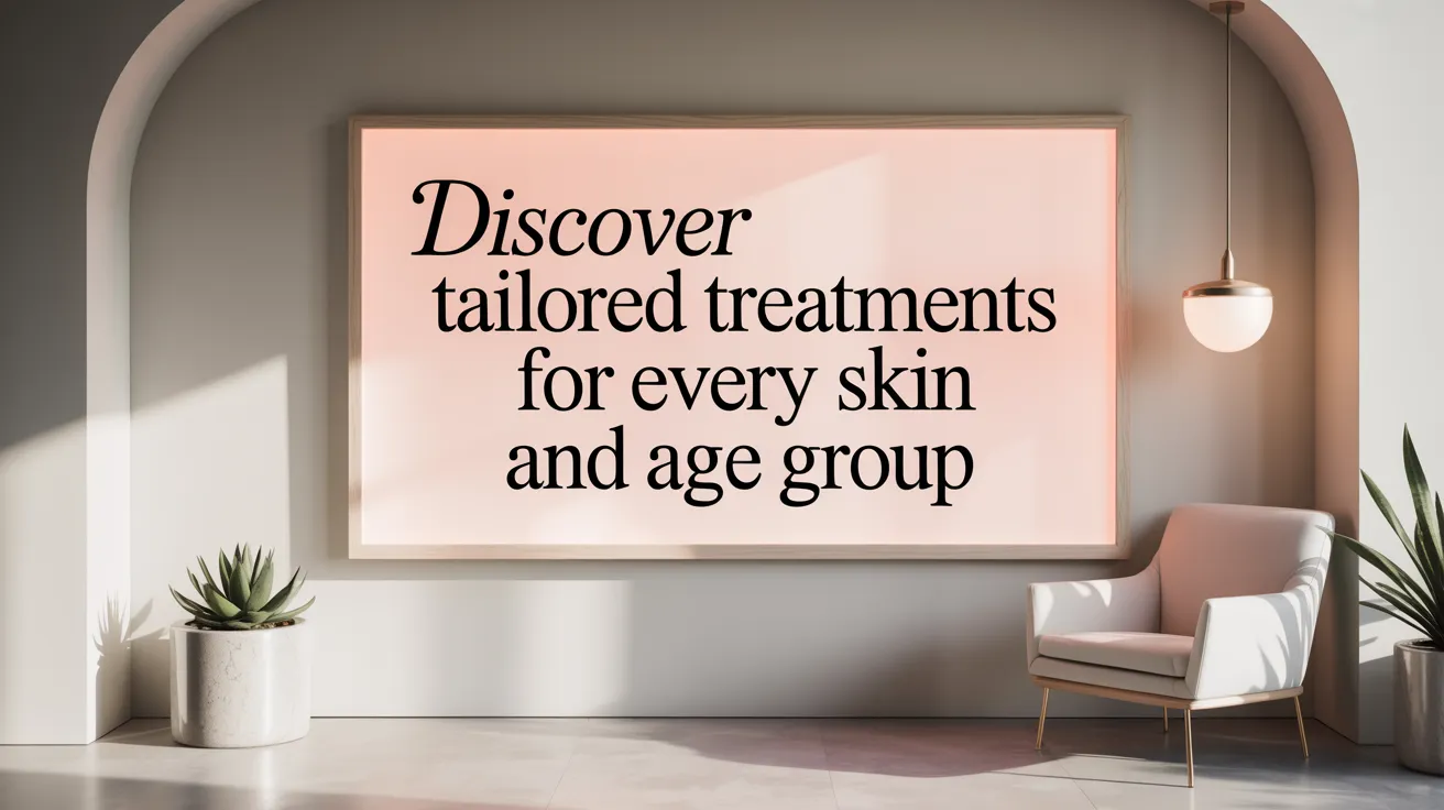 Discover Tailored Treatments for Every Skin and Age Group