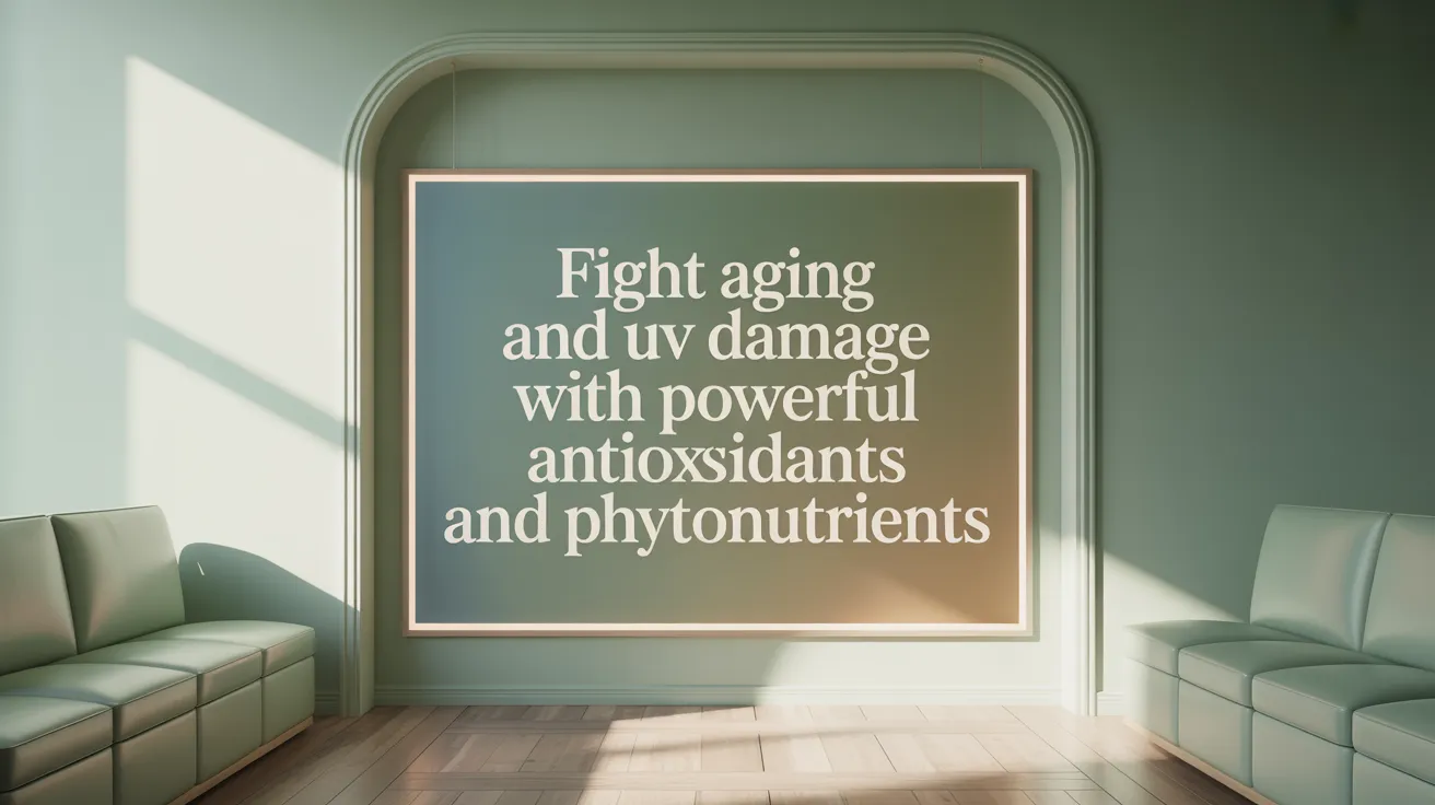 Fight Aging and UV Damage with Powerful Antioxidants and Phytonutrients