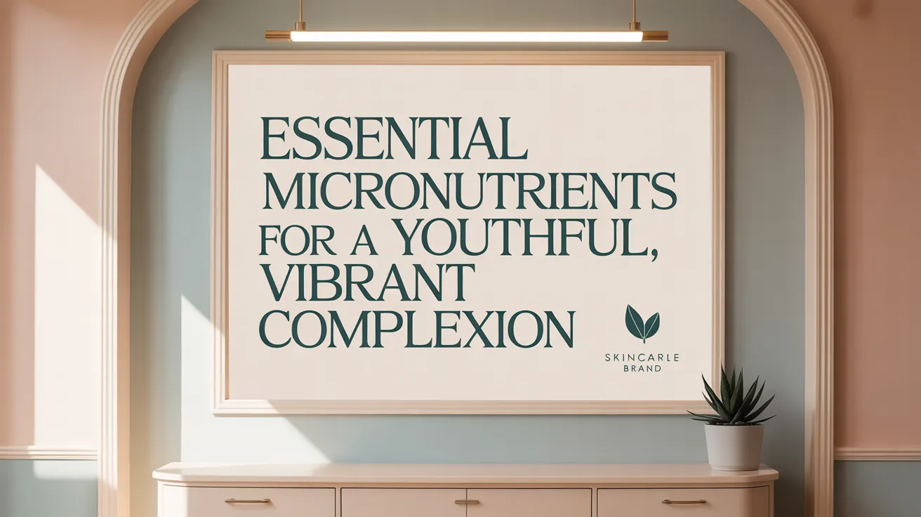 Essential Micronutrients for a Youthful, Vibrant Complexion