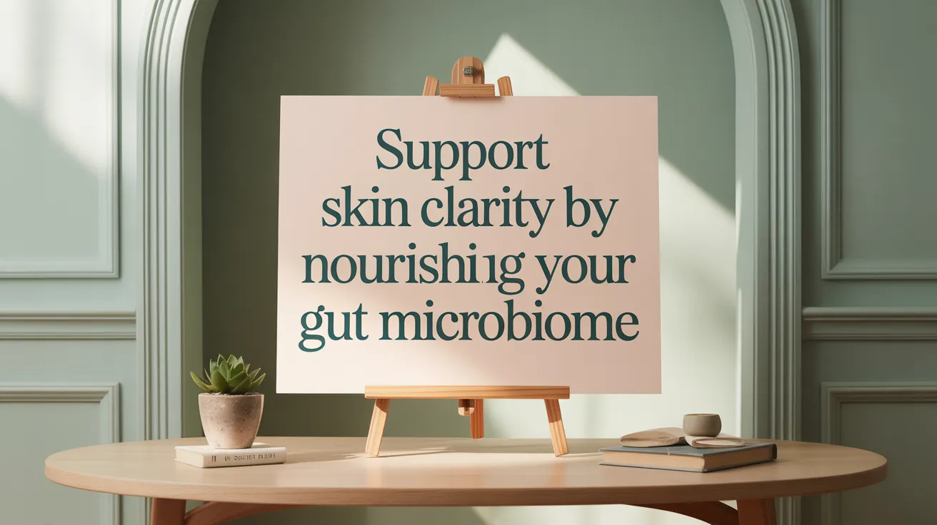 Support Skin Clarity by Nourishing Your Gut Microbiome