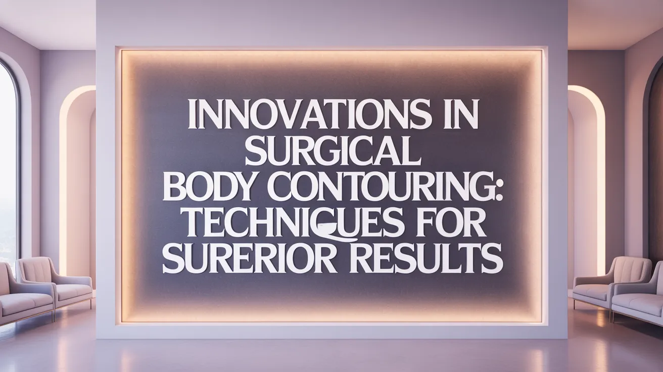 Innovations in Surgical Body Contouring: Techniques for Superior Results