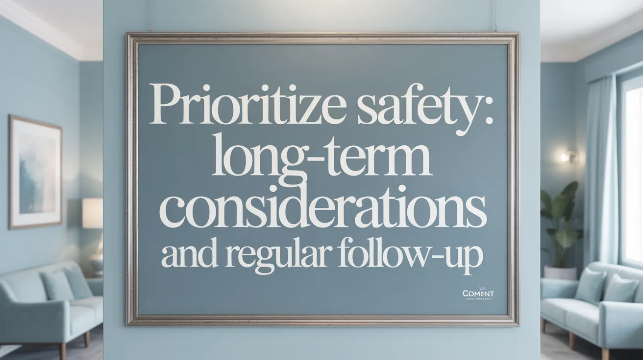 Prioritize Safety: Long-Term Considerations and Regular Follow-Up