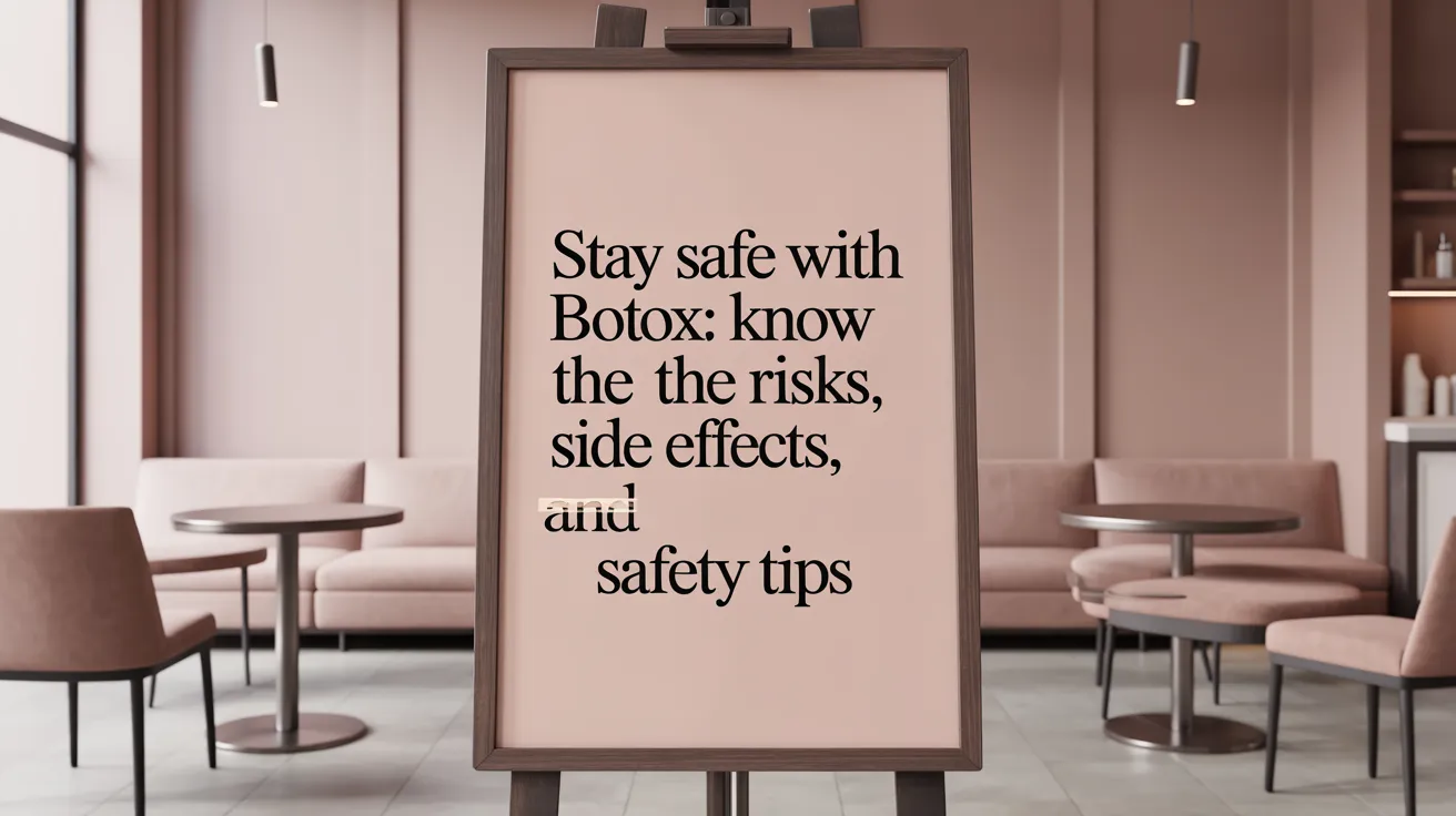 Stay Safe with Botox: Know the risks, side effects, and safety tips