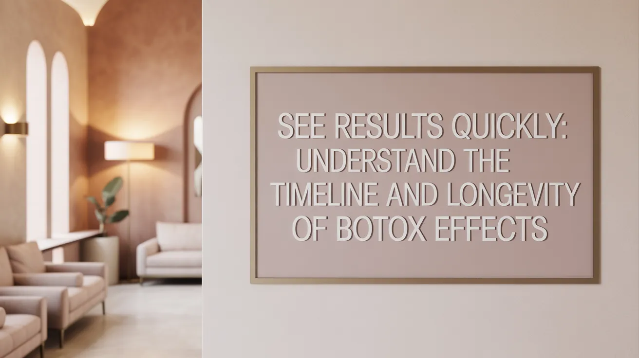 See Results Quickly: Understand the timeline and longevity of Botox effects