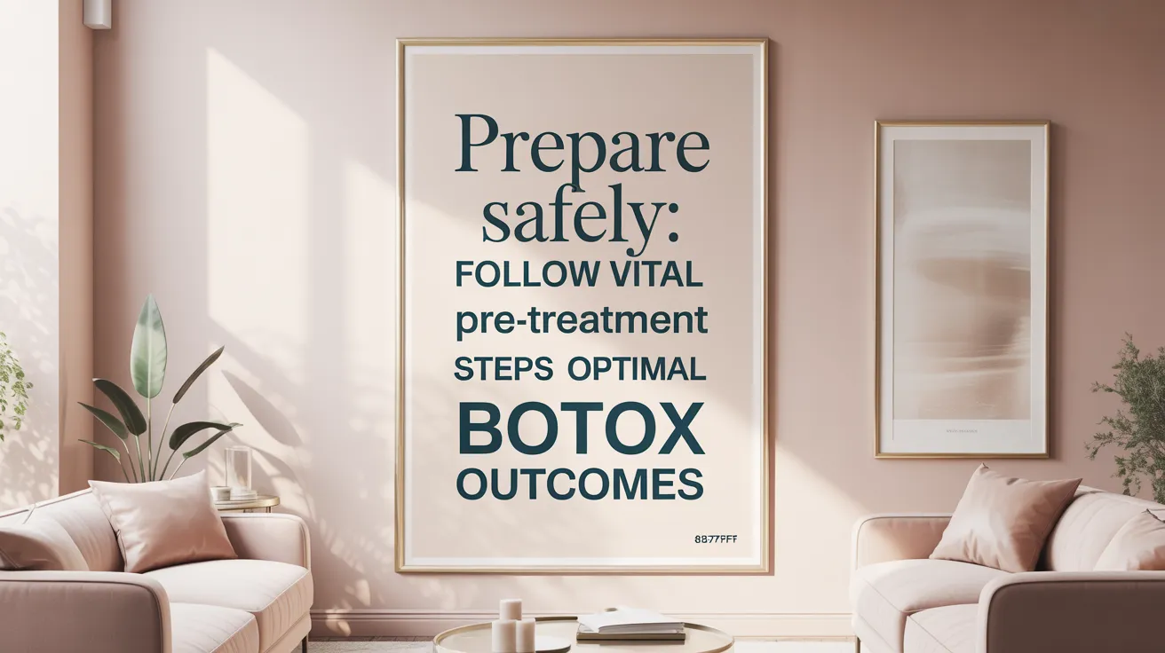Prepare Safely: Follow vital pre-treatment steps for optimal Botox outcomes