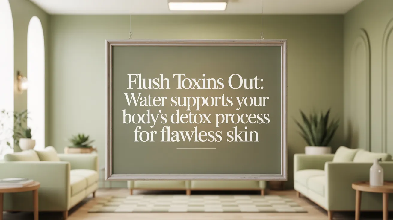 Flush Toxins Out: Water Supports Your Body’s Detox Process for Flawless Skin