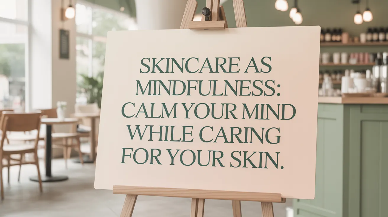 Skincare as Mindfulness: Calm Your Mind While Caring for Your Skin