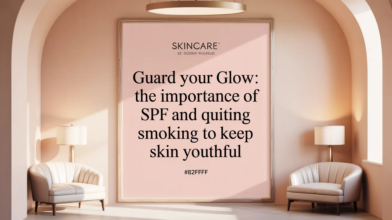 Guard Your Glow: The Importance of SPF and Quitting Smoking to Keep Skin Youthful