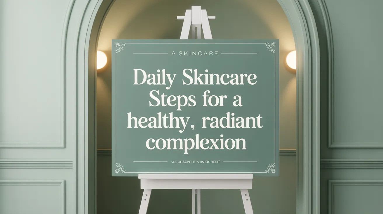 Daily Skincare Steps for a Healthy, Radiant Complexion