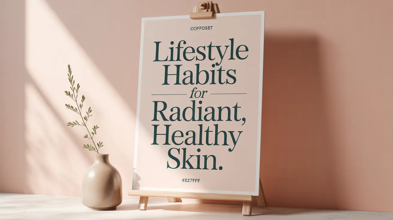 Lifestyle Habits for Radiant, Healthy Skin