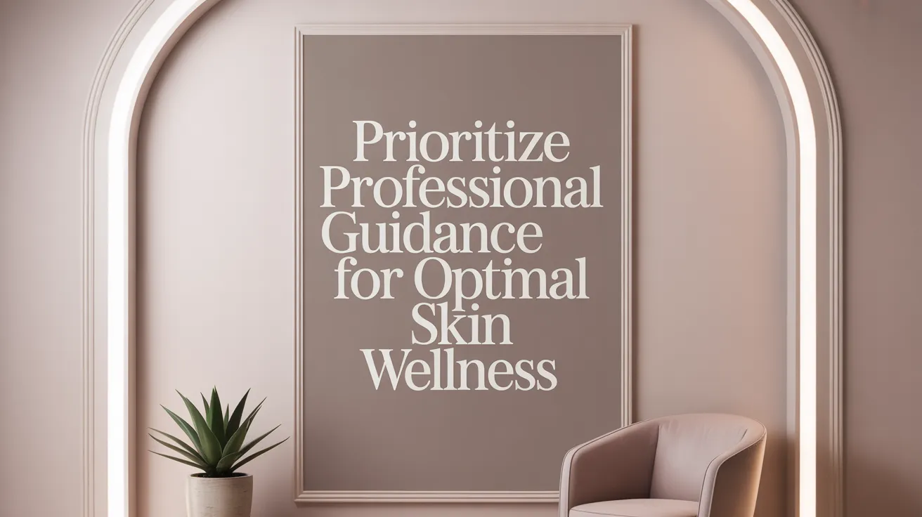 Prioritize Professional Guidance for Optimal Skin Wellness