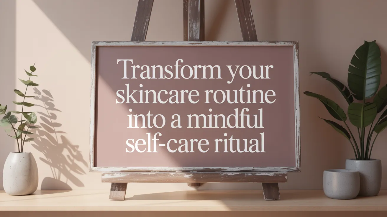 Transform Your Skincare Routine into a Mindful Self-Care Ritual