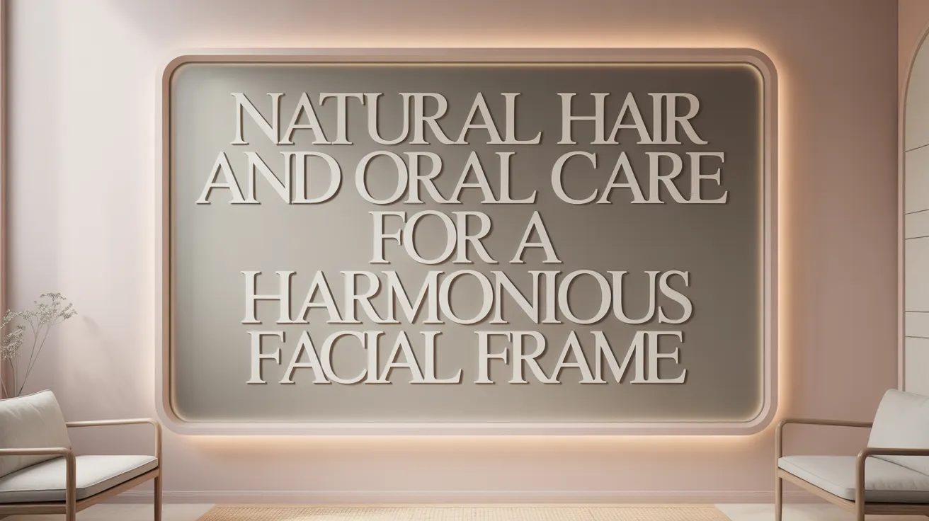 Natural Hair and Oral Care for a Harmonious Facial Frame