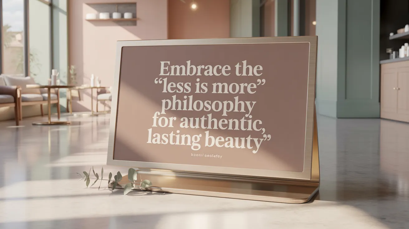 Embrace the ‘Less is More’ Philosophy for Authentic, Lasting Beauty
