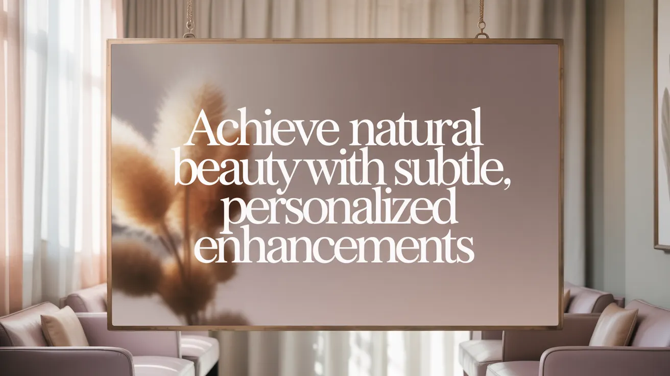 Achieve Natural Beauty with Subtle, Personalized Enhancements
