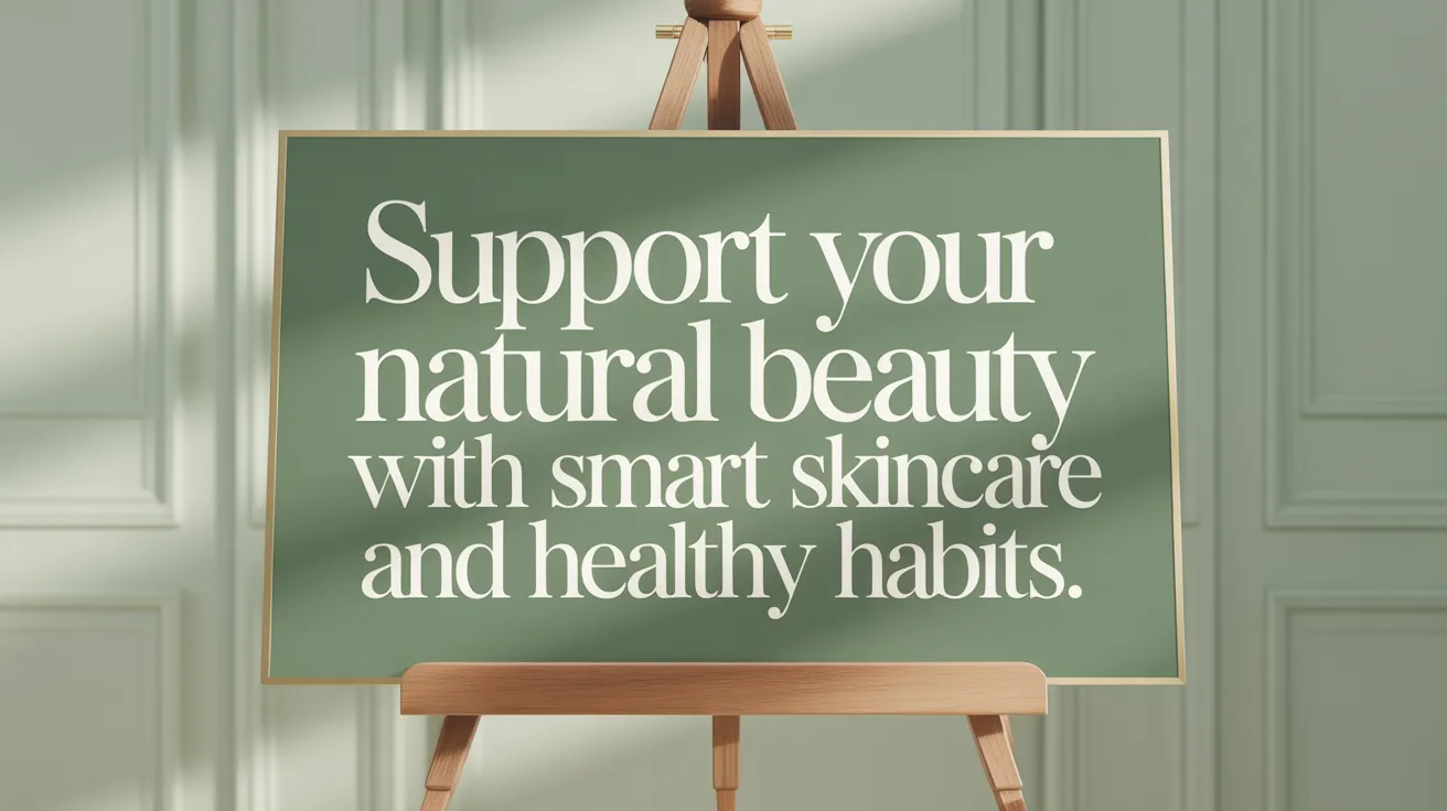 Support Your Natural Beauty with Smart Skincare and Healthy Habits
