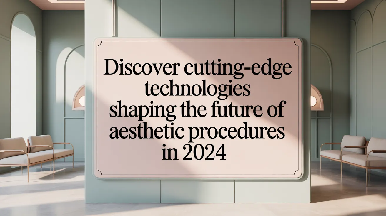 Discover Cutting-Edge Technologies Shaping the Future of Aesthetic Procedures in 2024