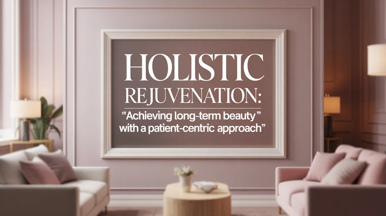 Holistic Rejuvenation: Achieving Long-Term Beauty with a Patient-Centric Approach
