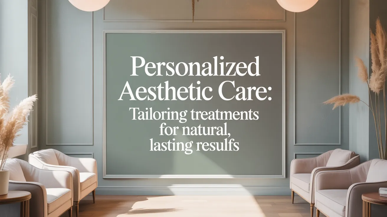 Personalized Aesthetic Care: Tailoring Treatments for Natural, Lasting Results