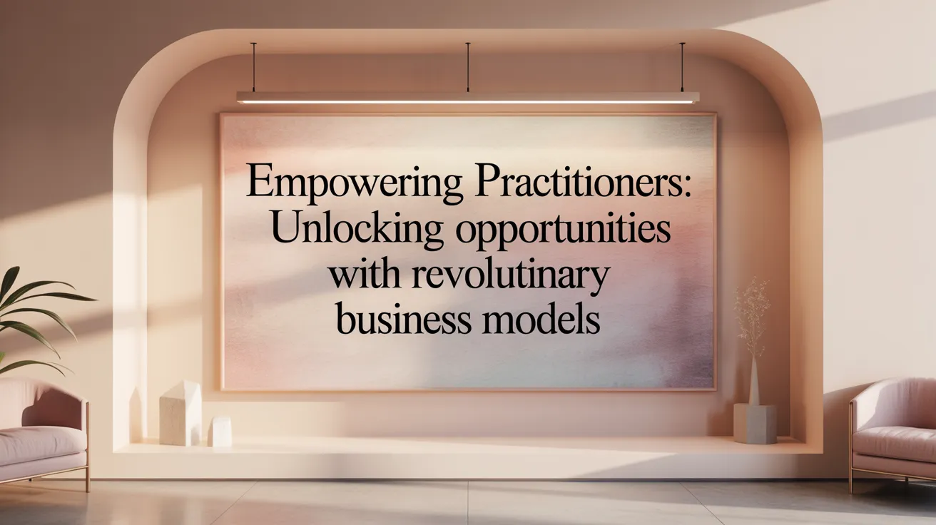 Empowering Practitioners: Unlocking Opportunities with Revolutionary Business Models