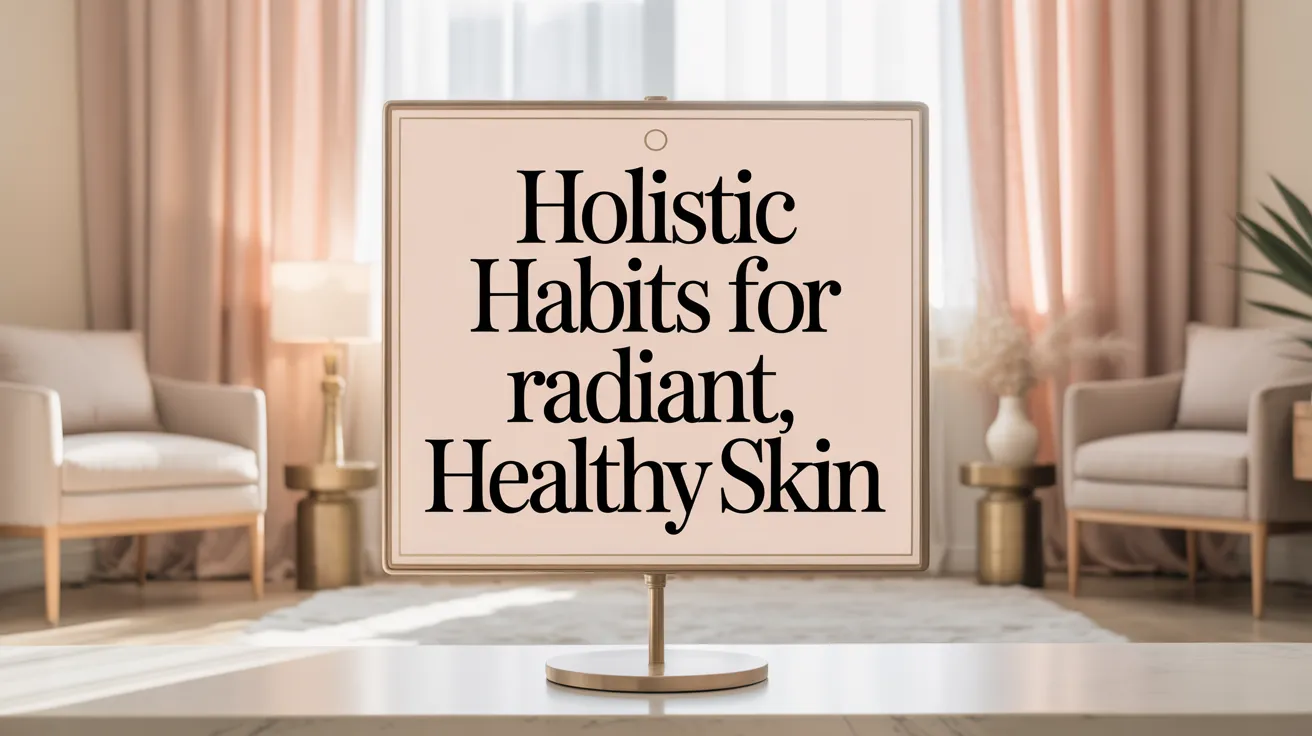 Holistic Habits for Radiant, Healthy Skin