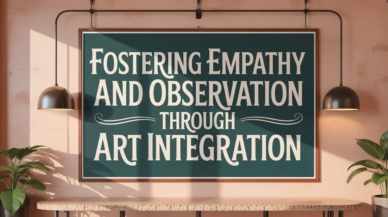 Fostering Empathy and Observation through Art Integration