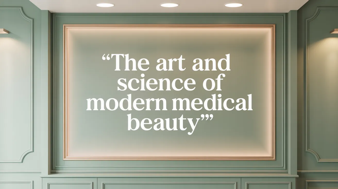 The Art and Science of Modern Medical Beauty