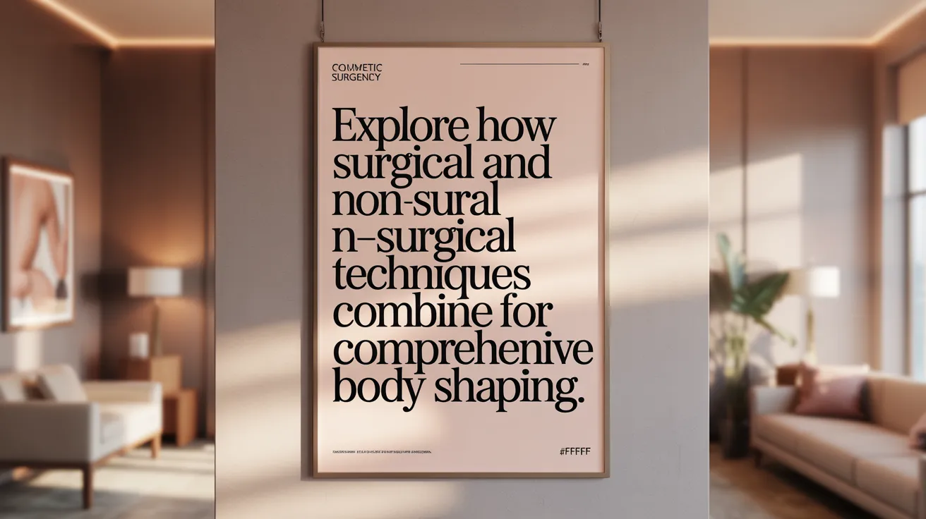 Explore how surgical and non-surgical techniques combine for comprehensive body shaping.