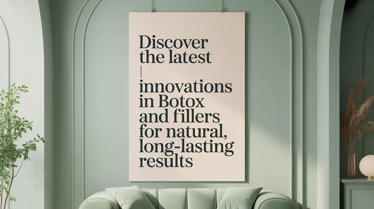 Discover the Latest Innovations in Botox and Fillers for Natural, Long-Lasting Results