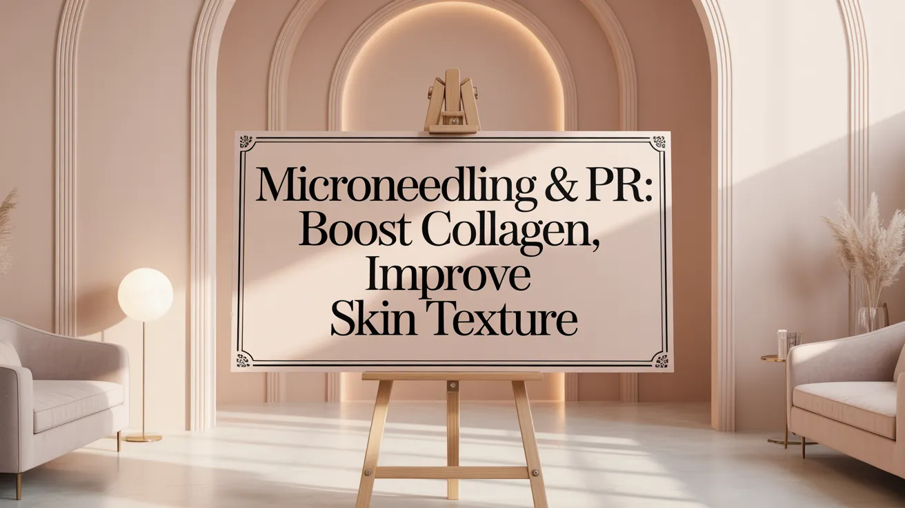 Microneedling &amp; PRP: Boost Collagen, Improve Skin Texture