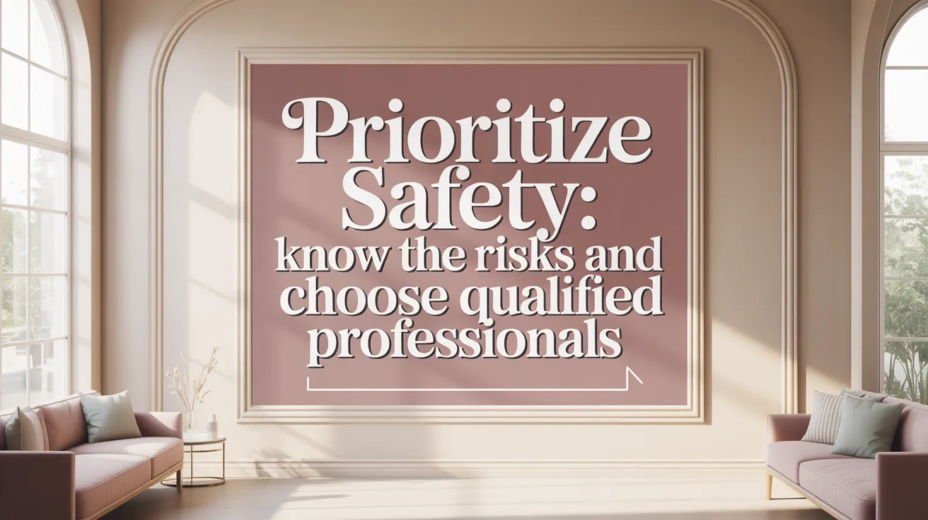 Prioritize Safety: Know the Risks and Choose Qualified Professionals