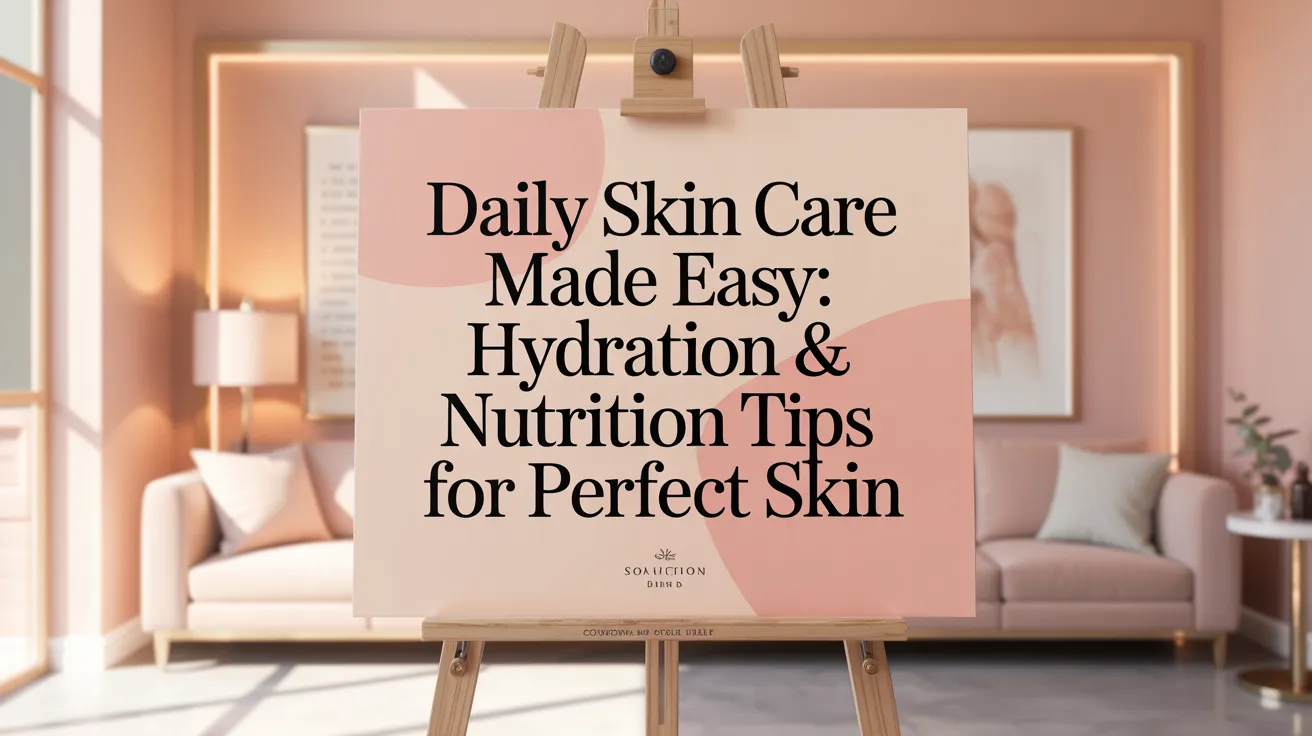 Daily Skin Care Made Easy: Hydration &amp; Nutrition Tips for Perfect Skin
